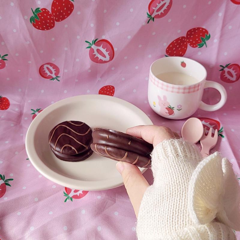 몽쉘🍩 우유🥛 💬 오늘도 스마일 몽쉘 나와따・ᴗ・🩷
