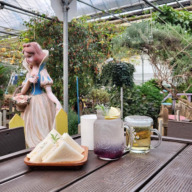 허브 샌드위치🥪 라벤더 레몬에이드🍋 샷라벤터라떼☕️ 레몬밤🍋 💬 배불러도 먹는 디저트🩷✨️
