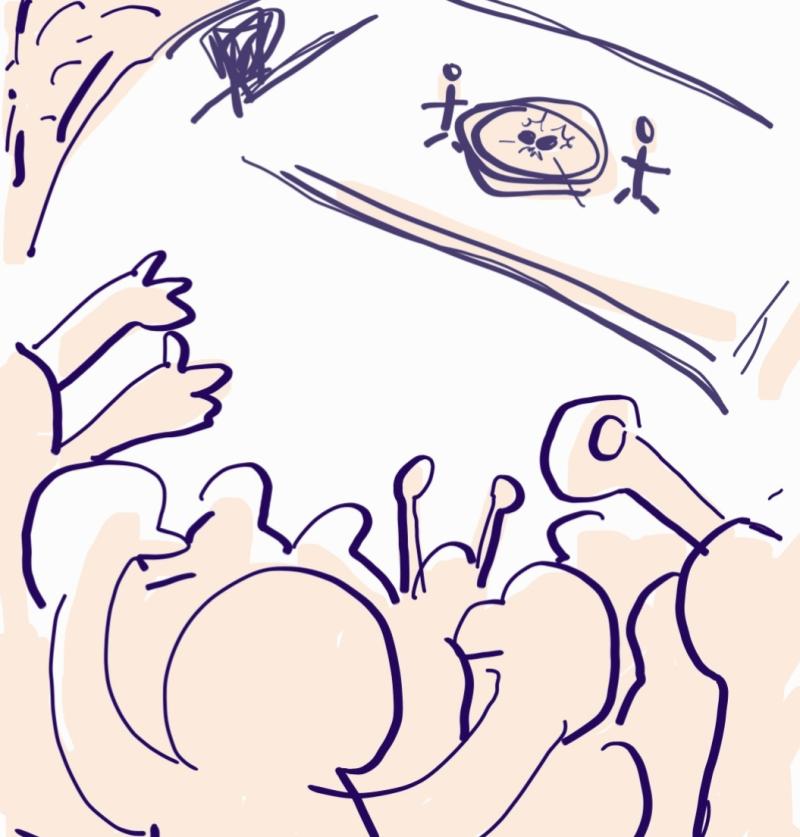 팅--!!! 슛을 쏘자마자 애로우헤드와 블록킹이 맹렬하게 맞부딪혔다. 스타디움에 닿기도 전에 벌써 서로 부딪힌 모습이 마치 기선제압을 연상케 했