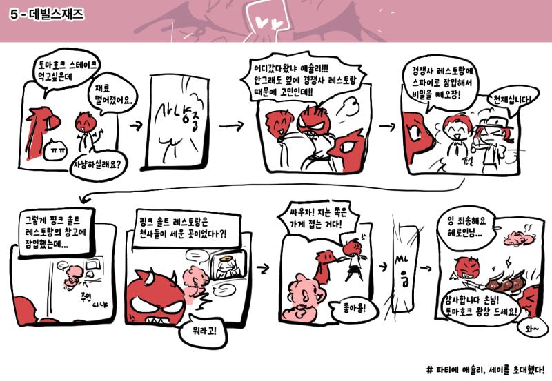 --- ④ 닌자마을 (240~279레스) --- ⑤ 데빌스재즈 (282~398레스) --- ⑥ 천국~수련의 협곡 (402~488레스)
