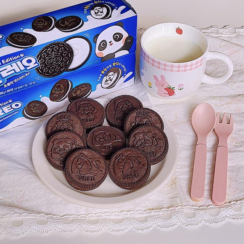 오레오 판다 에디션🍪 우유🥛 💬 아껴둔 판쨩 오레오🐼