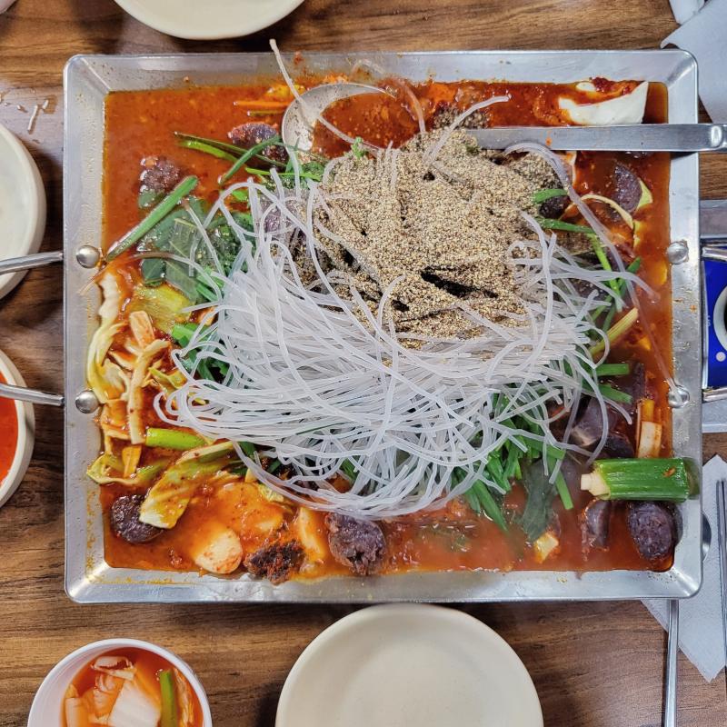 순대볶음🥘 💬 순대타운 순대뽀끔 조지기