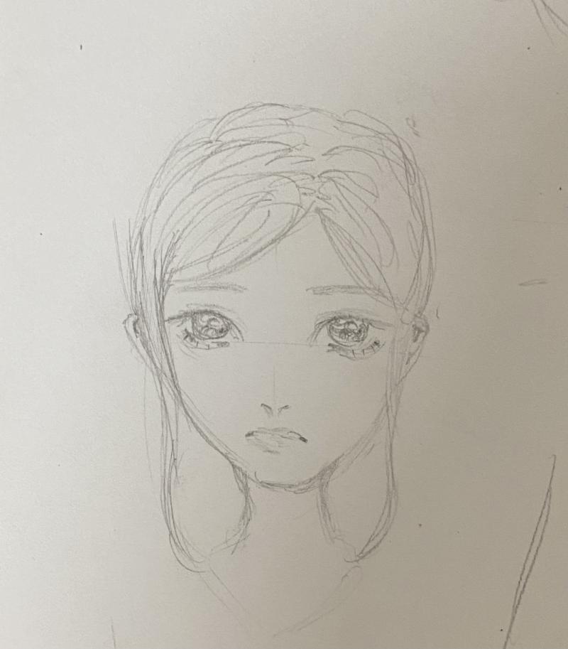 되게 흐릿함. 흐릿하게 그려서 초반에 그렷던 그림