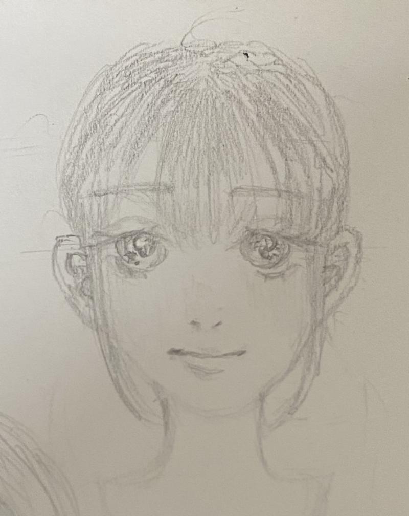 되게 흐릿함. 흐릿하게 그려서 초반에 그렷던 그림
