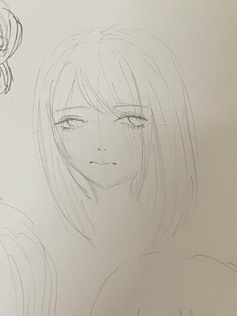 되게 흐릿함. 흐릿하게 그려서 초반에 그렷던 그림