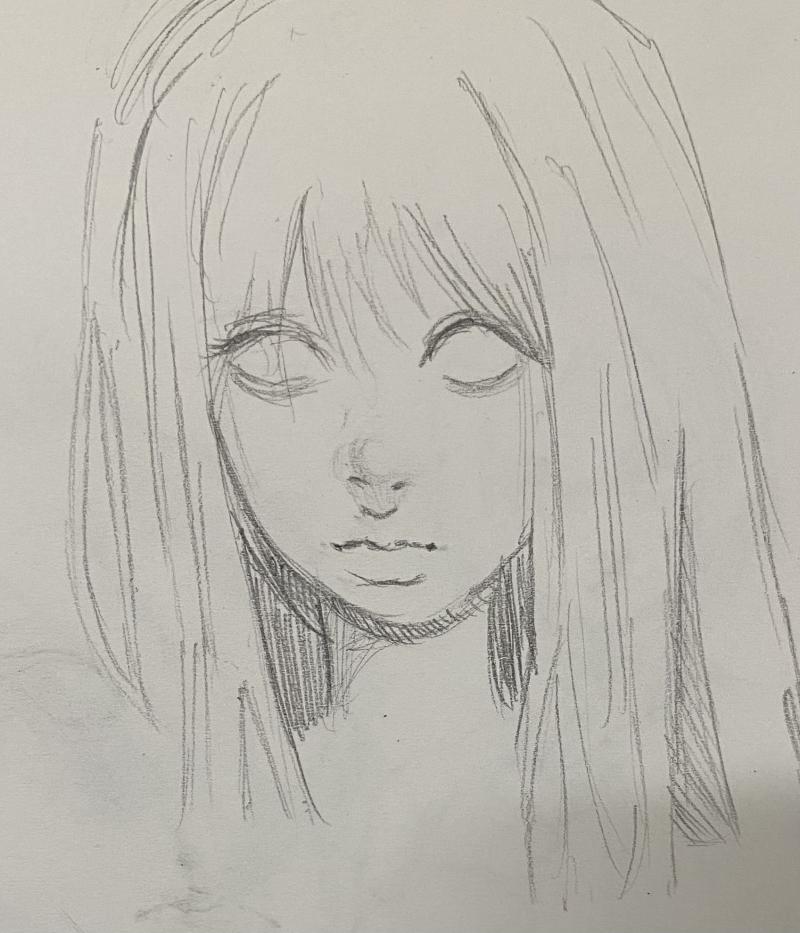 대충낙서 수염아님