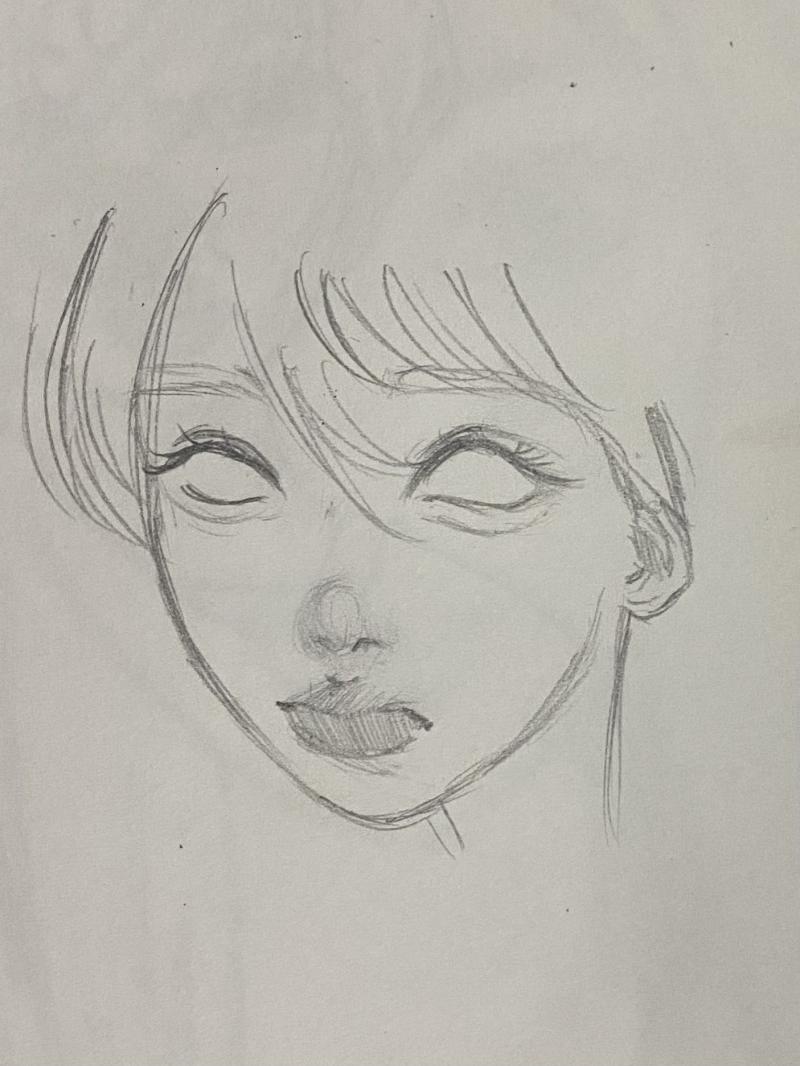 어젯밤 그리던 거. 마저 하고 자야지!