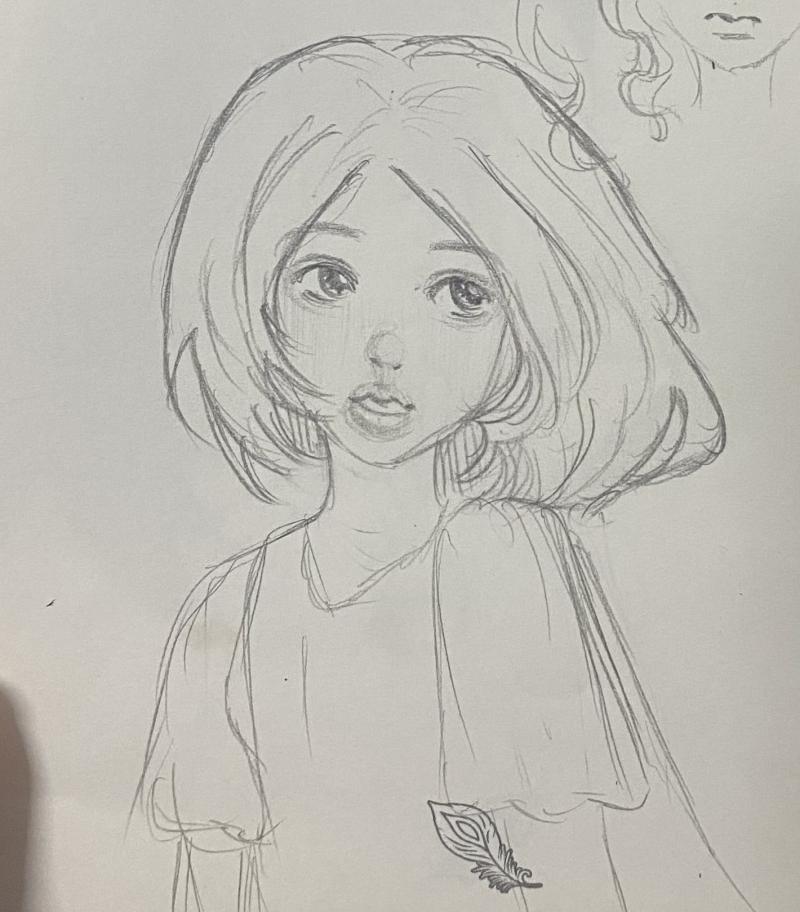 전신 그리구싶어 전에 잠깐 해봣다가 심각하게 못그려서 시도도 못하는 준