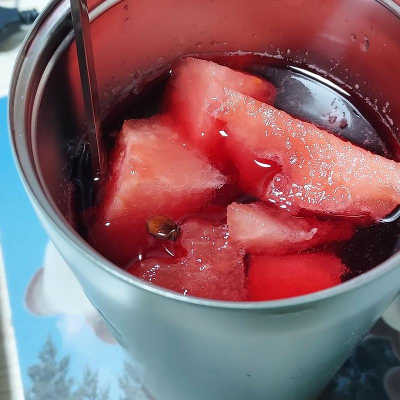 🌺🧊🍉 히비스커스+탄산수+수박