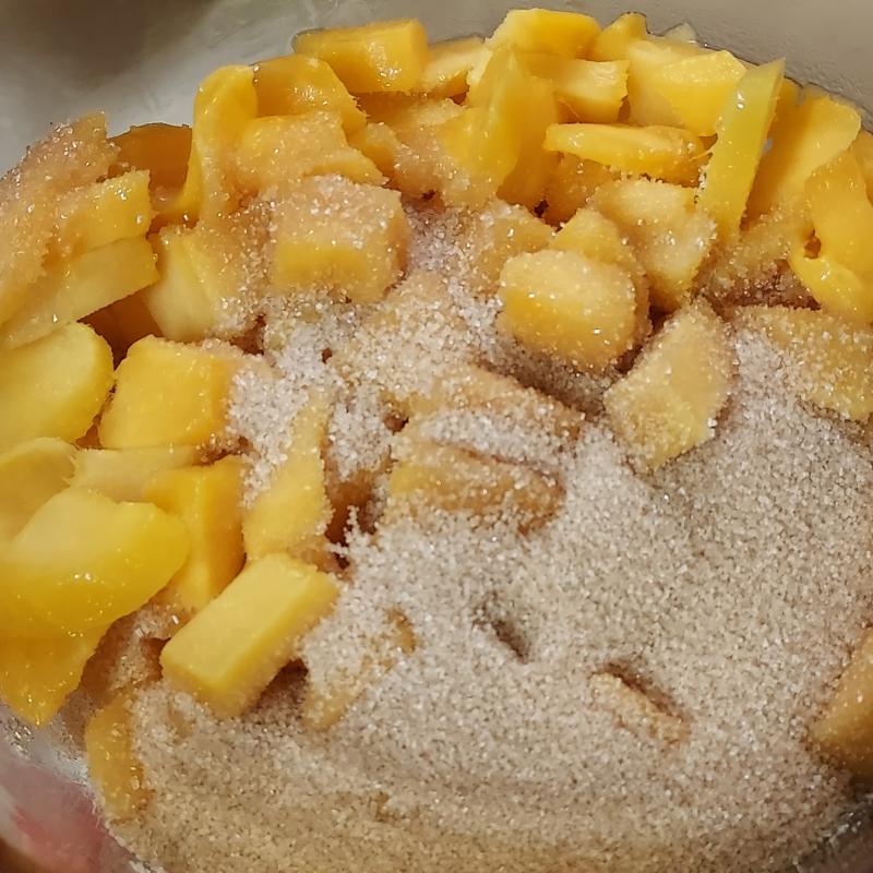 망고잼준비중🤤🥭 망고 300 설탕 120