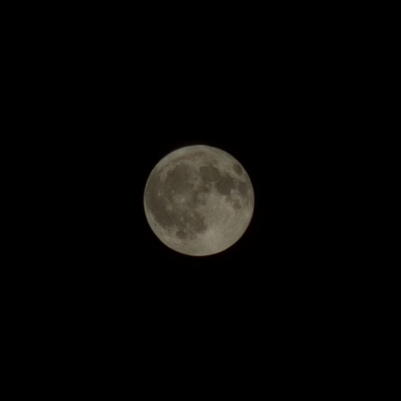 새 폰으로 처음 찍어본 달 사진🌕