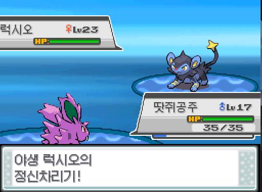야생 럭시오의 정신차리기! 땃쥐공주의 크로스포이즌! 땃쥐공주는 무엇을 할까? >>820 싸운다: 10만볼트15/독엄니15/크로스포이즌19/오물공