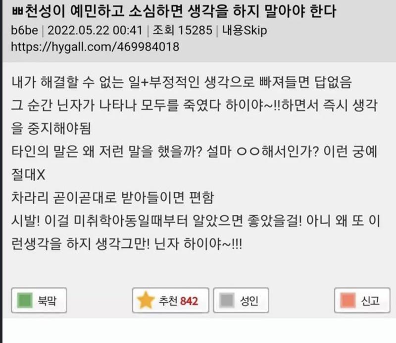 추구미 내 생각의 근원은 궁예가 아니라 사실일테지만