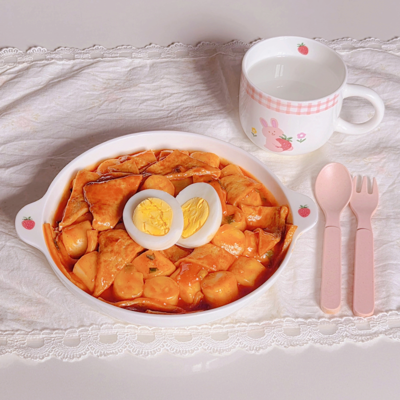 떡볶이🌶 💬 오랜만에 떠뿌끼🩷