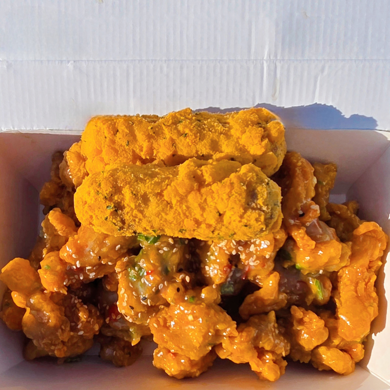 맵슐랭🍗 모짜감자(치요링)🧀 💬 거의 3?4?년만에 먹는 맵슐랭 동네에 지점이 생겼길래 먹어따 오랜만에 머그니 짱맛 모짜감자는 어떤 릴스 보고 