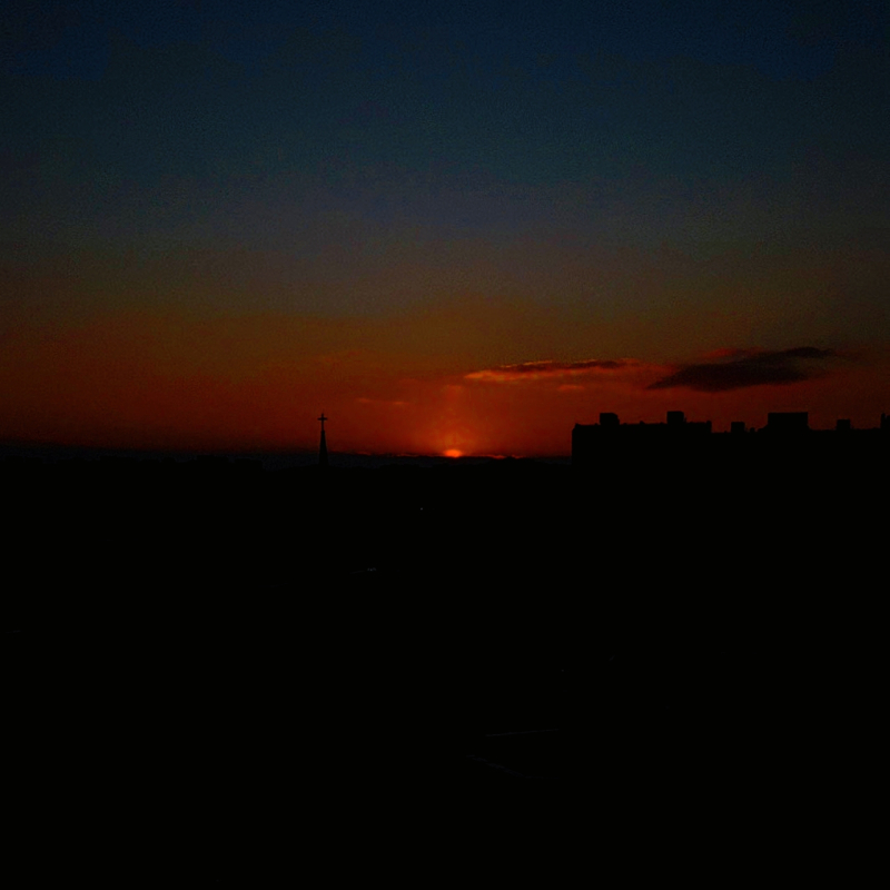 어제 못 본 해넘이 보기 성공🩷✨️