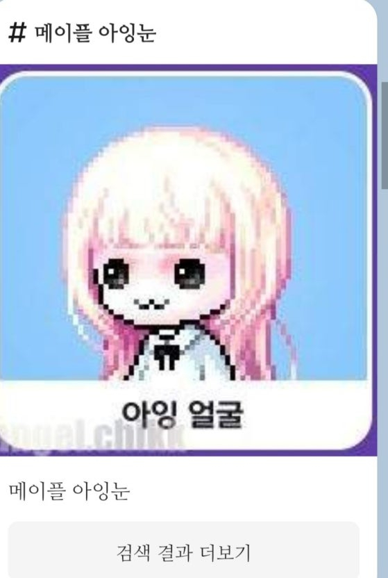 메이플 아잉눈