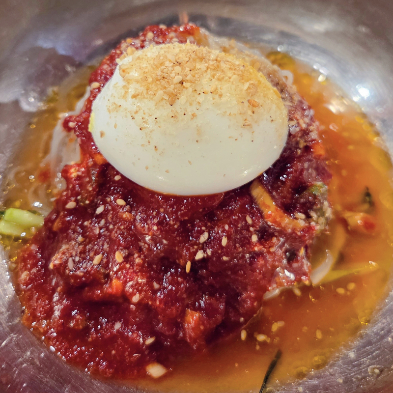 소갈비🥩 LA갈비🥩 비빔냉면🍜 💬 돼지런 하게 먹기