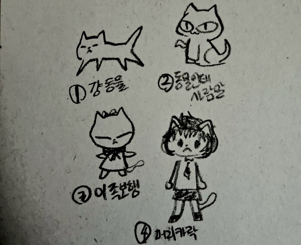 길고양이 캐릭터균요! 어느정도로 캐릭터화 되어있는지 >>576이 골라주세용