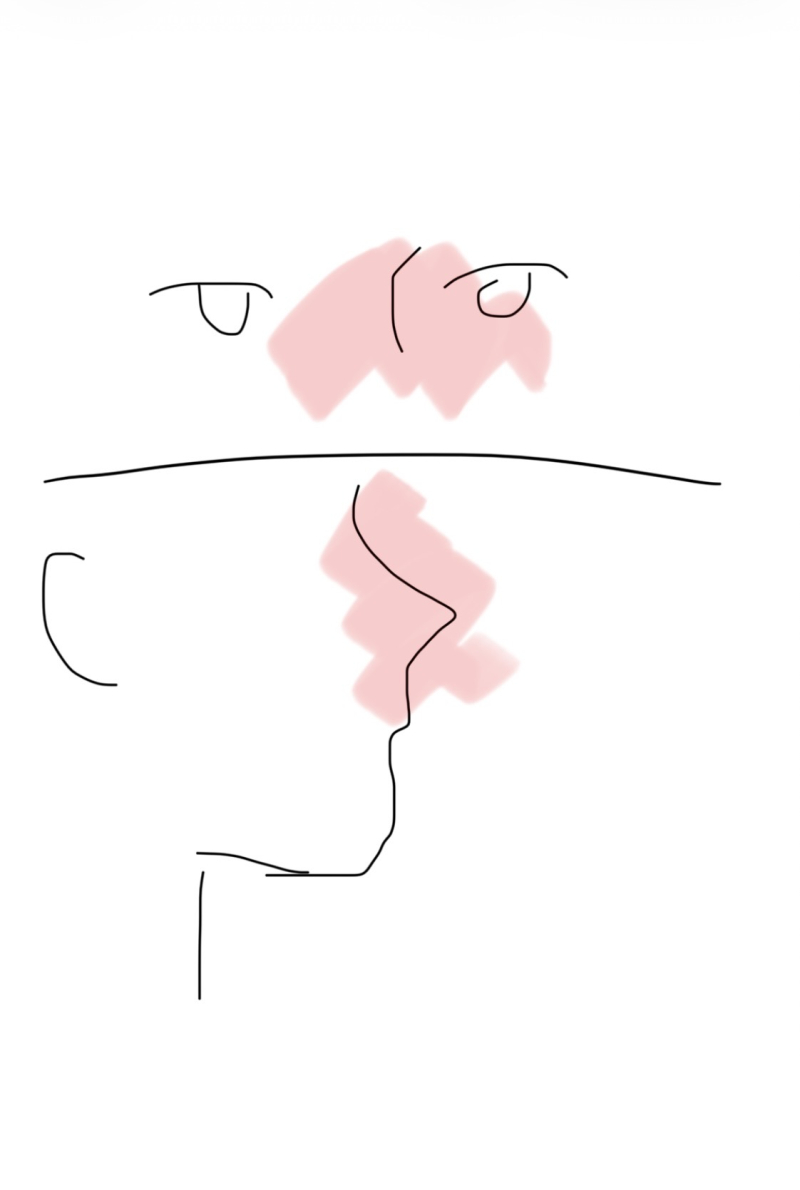 그리고 약간 그 눈 중앙부쪽을 많이보는거같음 나는 굳이 그림까지 그리자면 딱 이 두곳 눈썹은 진한게 좋음