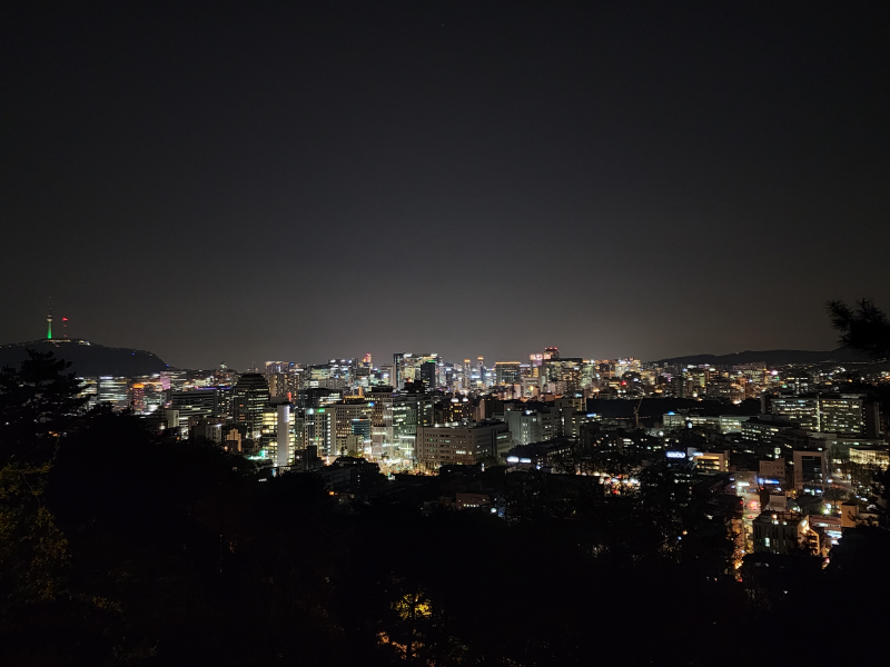 오랜만에 낙산 야경
