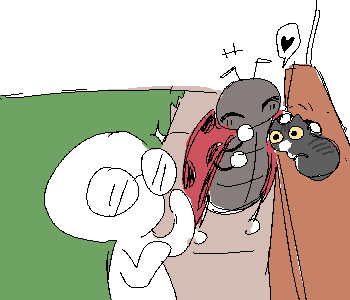 ⚊ 요즘 세상에 2개 국어는 필수다. ▼ ⚊ 나는 고양이를 성공적으로 유인했다! ▼ [무당벌레] 『어, 엄청나잖아 파브르!』 [무당벌레] 『전생