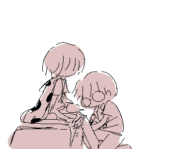 ⚊ 나는 연고를 정성껏 펴 바르고 반창고를 붙여주었다. ▼ ⚊ 무당벌레는 반창고가 붙은 다리를 한동안 내려다보았다. ▼ [무당벌레] 『파브르, 