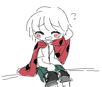 ⚊ 나는 카메라를 끄고, 체육복 바지를 조금 걷어 올릴 수 있냐고 물었다. ▼ [무당벌레] 『응?』 [무당벌레] 『왜?』 ⚊ 무당벌레는 의아해하