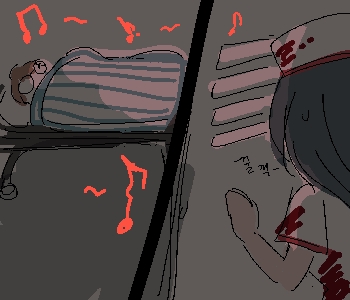 [안내학생] 『체험은 2명씩 가능합니다…. 그럼 첫 팀 입장하실게요.』 ⚊ 나와 개미, 그리고 다른 팀원들 모두 각자 지정된 어둠 속 위치로 흩