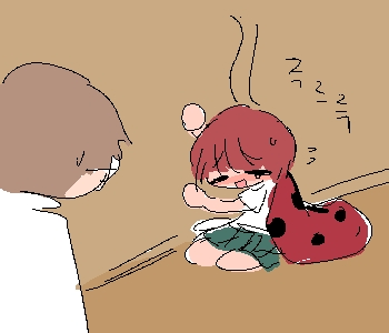 [무당벌레] 『으아아아.』 ⚊ 그러다 무당벌레는 참았던 다리의 힘이 풀린 듯 벽을 짚고 스르륵 주저앉았다. ▼ ⚊ 내가 깜짝놀라 다가가자 ▼ ⚊