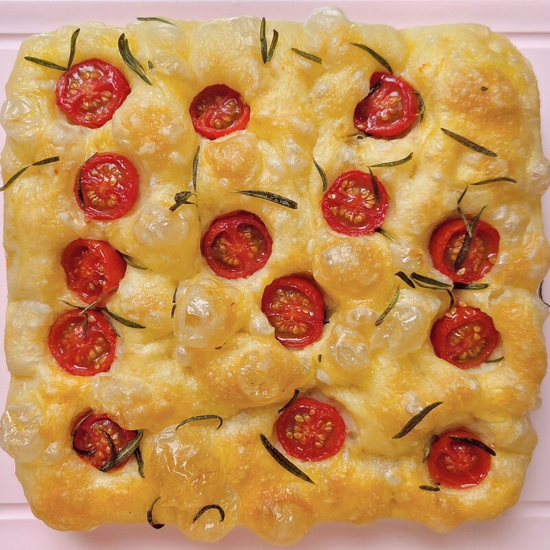 토마토 로즈마리 포카치아 완성🩷