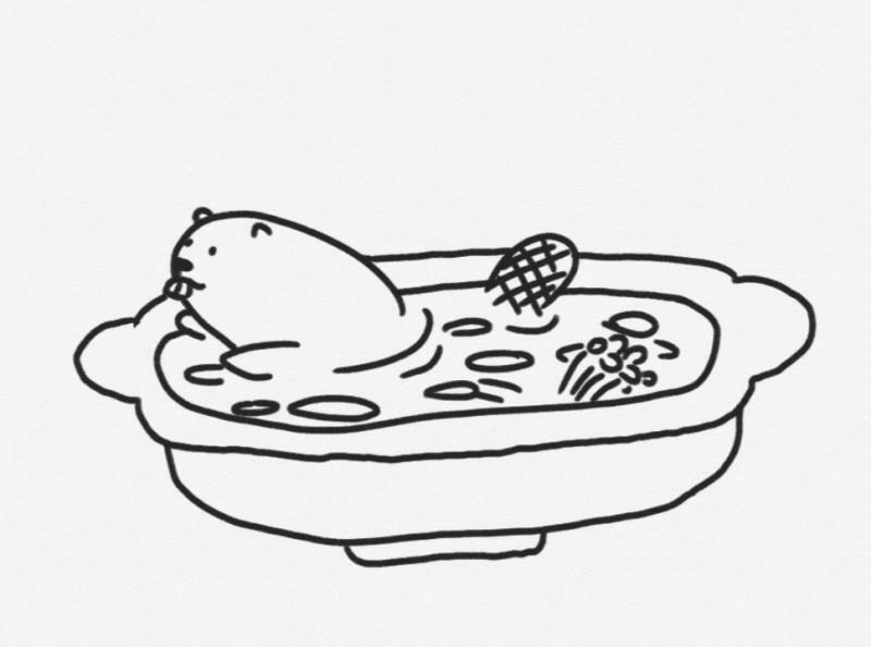 비버 들어간 전골