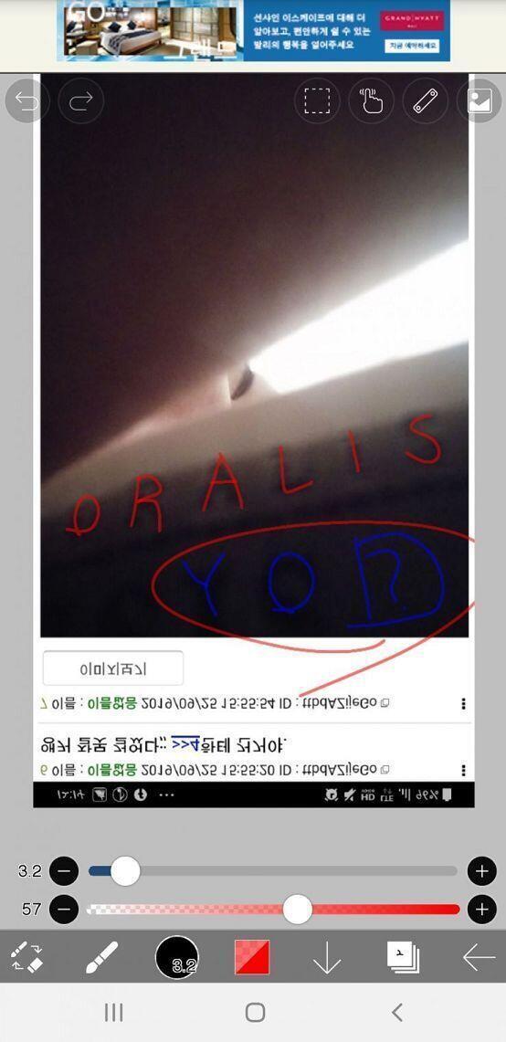 심심해서 뒤집어봤는데 oralism 아냐 밑에 yo도 보임