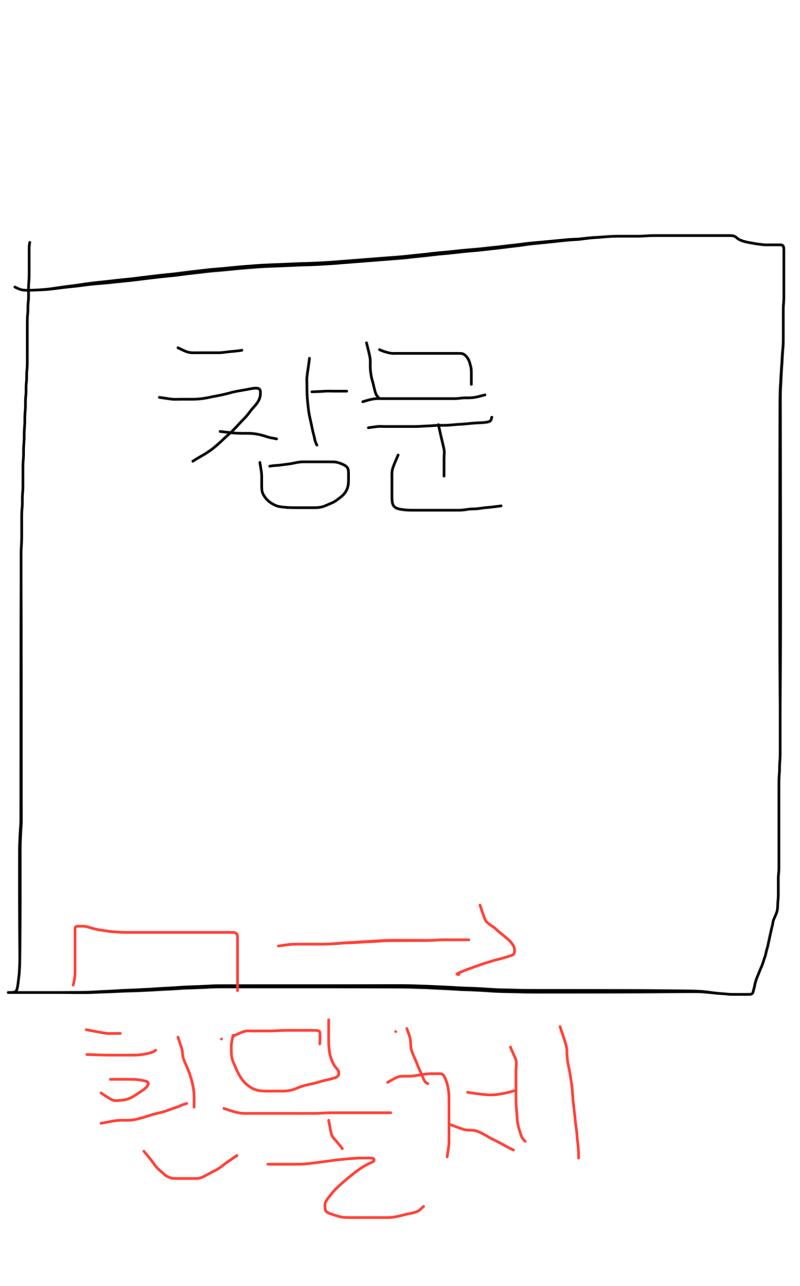 다들 무섭다 진짜 귀신같은게 있나 이러면서 얘기하는데 창문 아래쪽으로 하얀 상자같은게 스윽 지나가는거야 그림으로 구조를 대충 그려봤어 창문이 계단을 올라가야 있는거라 밖에서 보면