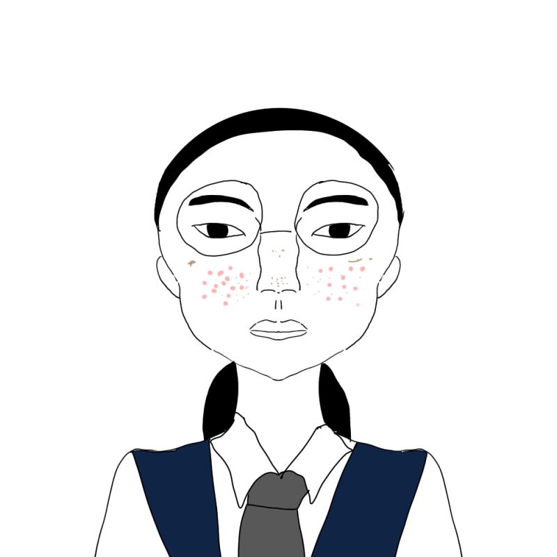 그렇군 그럼 이건 어때 화장으로 예뻐진 여고생인데