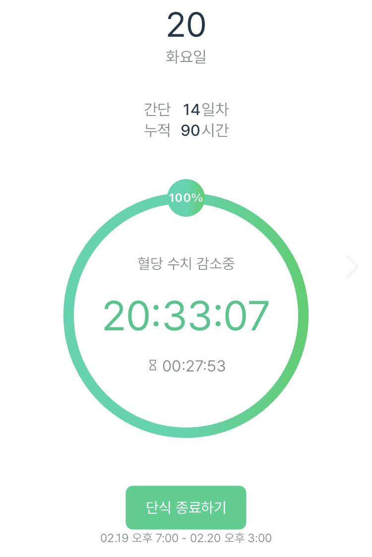 아침x 점심O 든든한 저녁x 내일도 화이팅 기타 요즘 공복 유지를 못한다 시간 채우긴 하는데 단식 시작 시간이 시간 이상 늦춰짐 탄수 이전보다 많이 챙겨먹으니 식탐이 끝도 없는