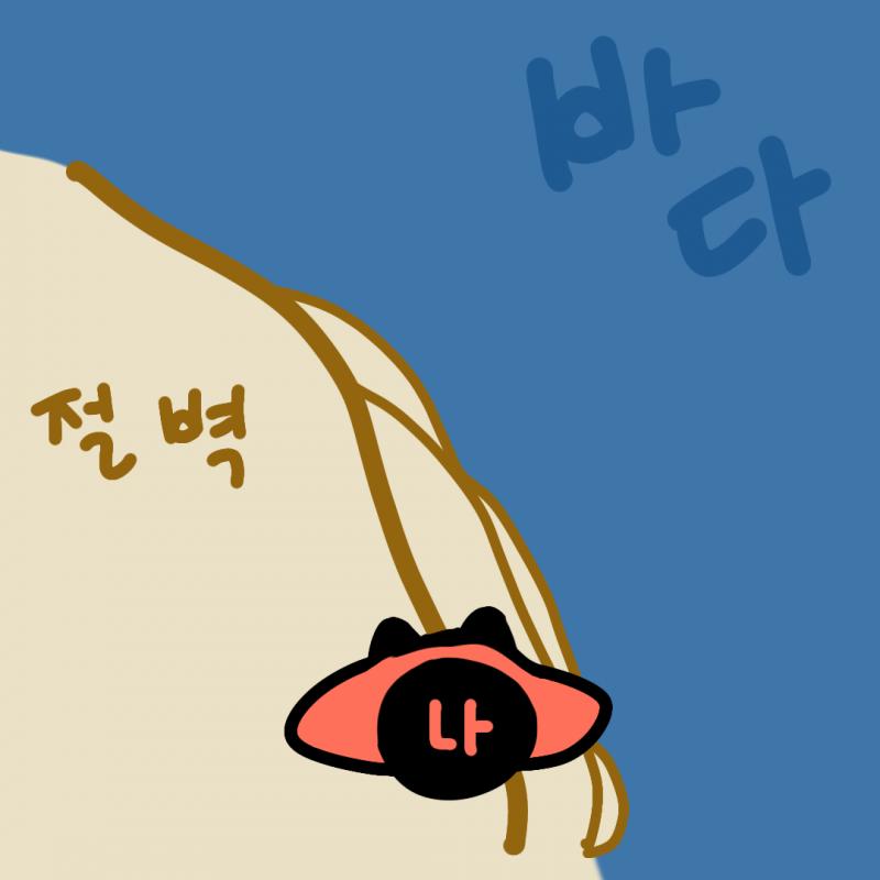 경사가 올라가면 올라갈수록 숲의 바닥은 점점 바위로 변했고 종래에는 숲의 사이드에 다다랐는지 절벽을 만났는데 말을 타고 있던 대장이 미쳤는지 절벽을 내려가는거임 그래서 나도