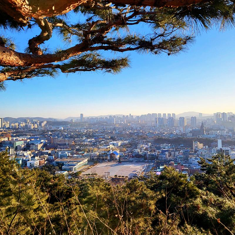 내려가기전에 풍경도 한번 담아주고
