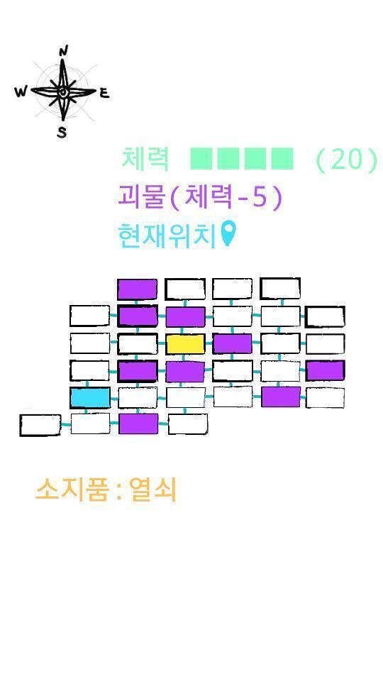 서쪽으로 왔습니다 힌트가 있습니다