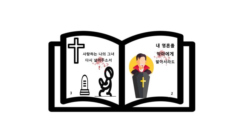 참고 그냥 후다닥 만들어버렸다 동화책 느낌을 살리고 싶었는데 아무래도 그리는 못해서 픽토그램 썼더니 내가 원하는 분위기는 아니네 SHE 보고 만든 거라 어설프다는 느낌은 어쩔