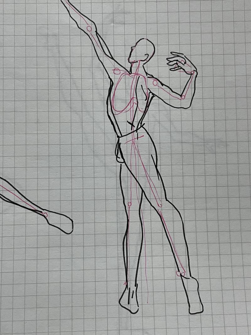 이건 무용수 크로키한거 근데 보여 얼굴 쓸데없이 엄청 작게 해놓은거 어쨌든 얘네가 한두달 그림이니까 오늘부터 공부다시해볼게