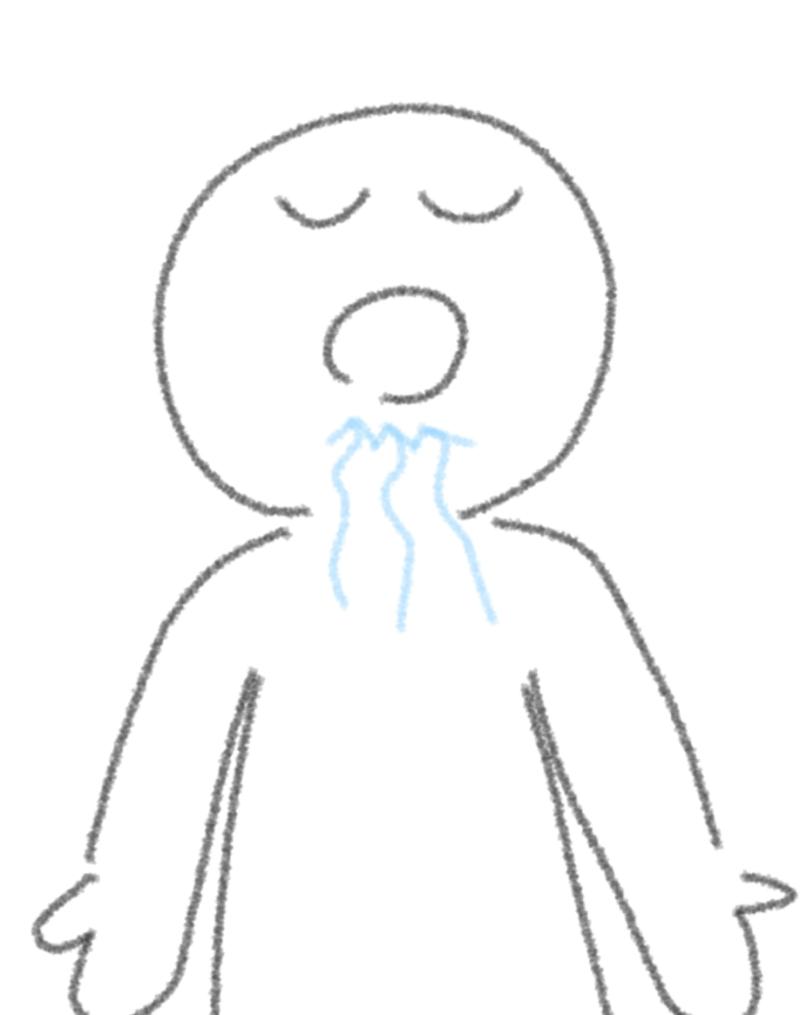 inhale 숨을 들이쉬다
