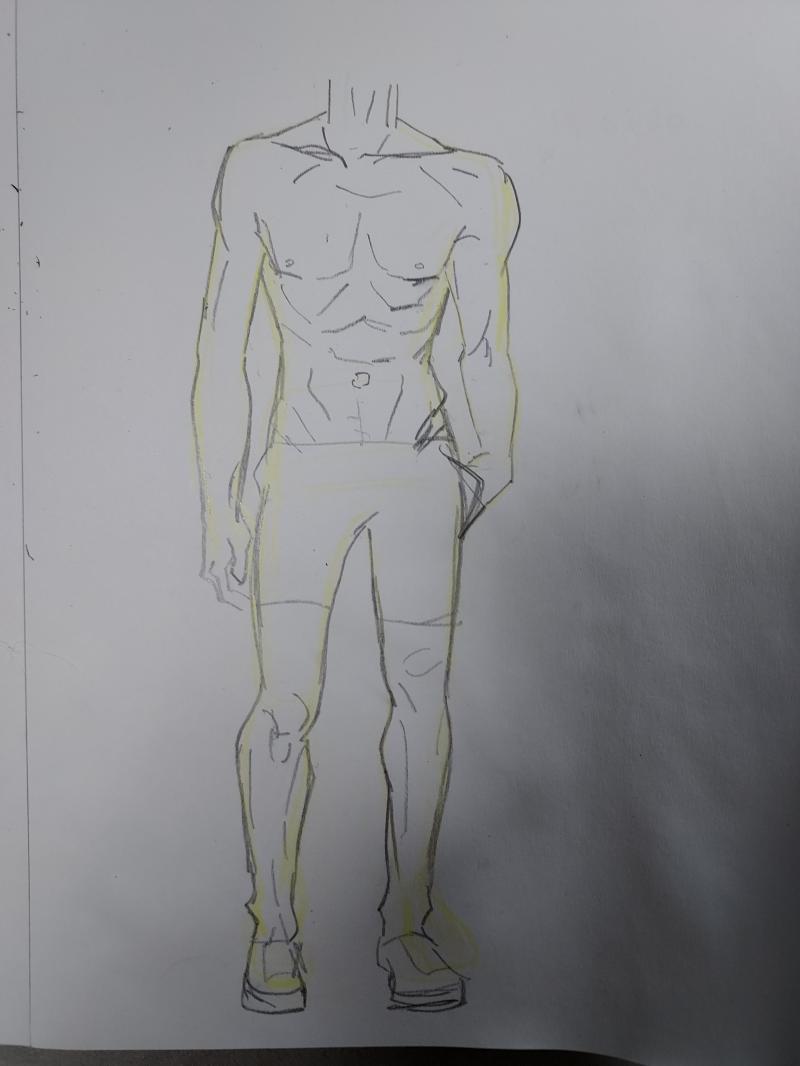 크로키 일차 이때까지 계속 여자만 그렸으니까 오늘은 남자 신체 그리기를 연습했어 평소에는 계속 한번에 장씩만 그렸는데 오늘은 장을 연달아 그렸어 힘들어서 그런지 후반에는 선이