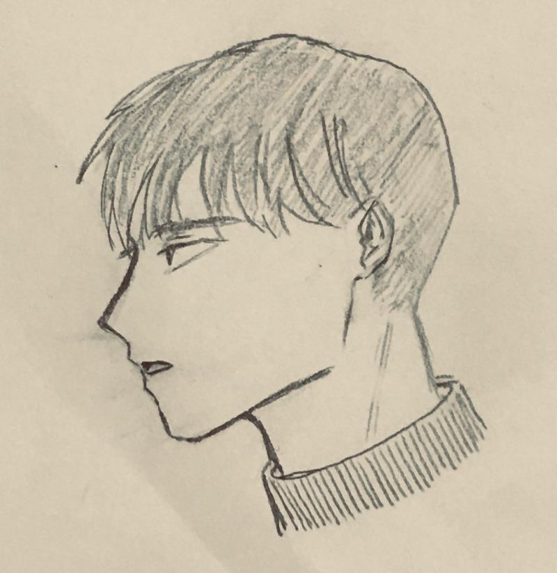 이번엔 남자머리에 도전했는데 몸은 아직 그리지 못하겠고 그나마 머리 그리는 조금 낫다 아직 털선이 남아있기는 하지만 레더 말대로 최대한 길게 길게 그려봤어 확실히 그림이 전보다