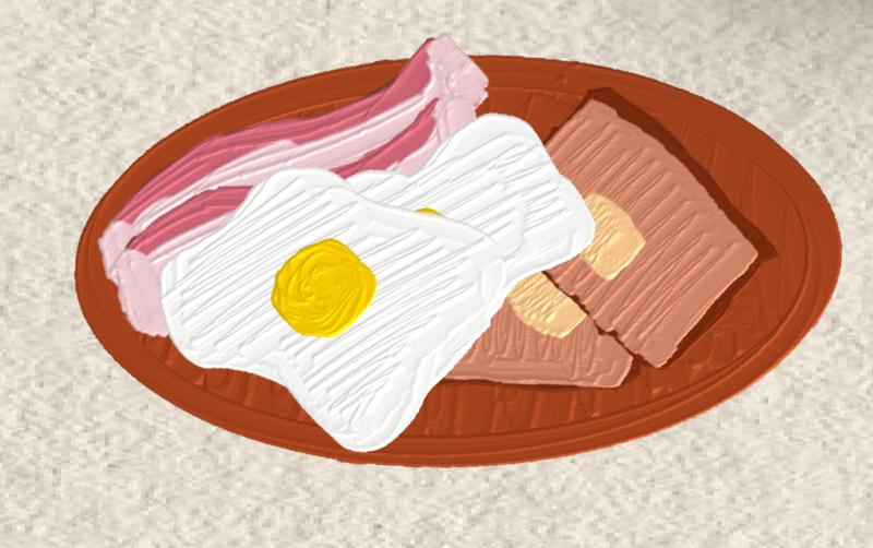 아이패드로 그려본 유화 브런치
