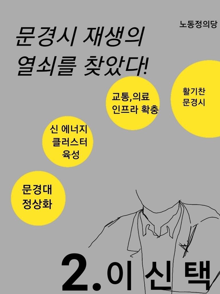 소설에서 나오는 지방선거 당시 포스터 스케치