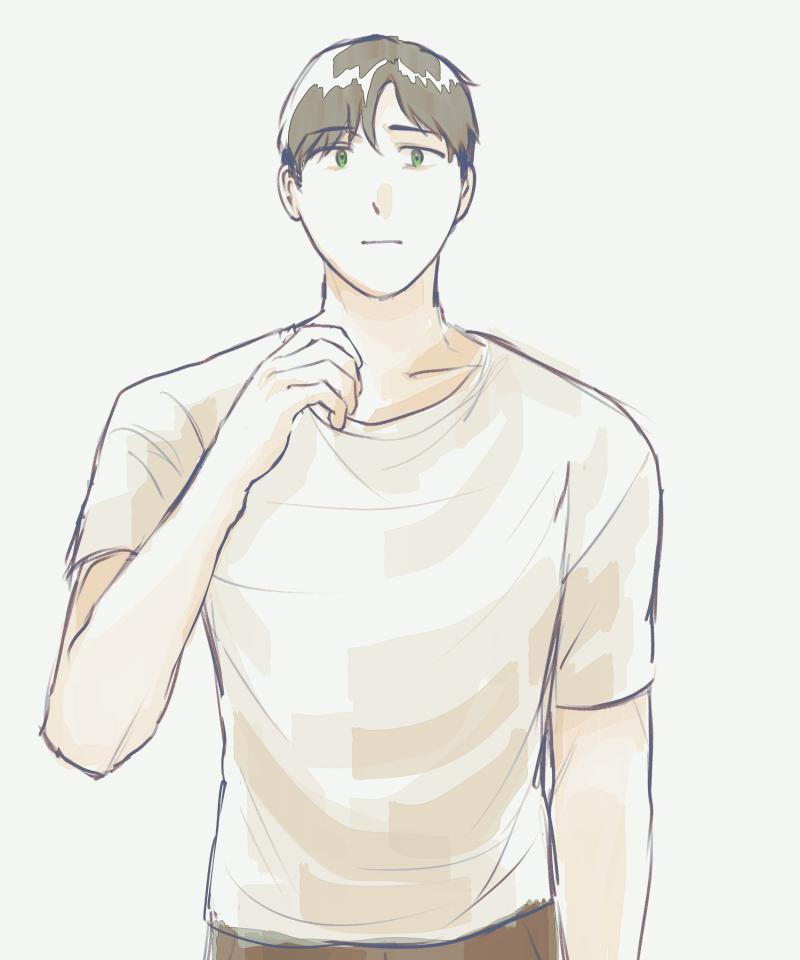 최근에 수채경계 브러시를 알게 됐는데 생각보다 괜찮아서 써보는중