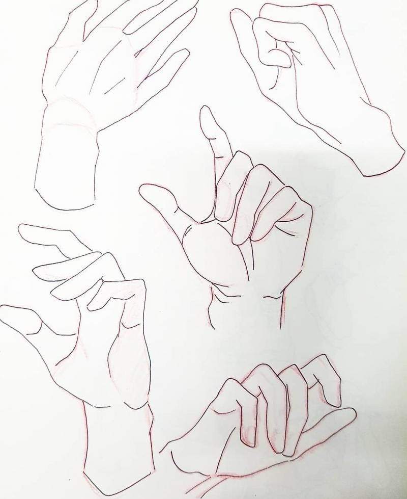 현재 손그리길 가장 좋아함