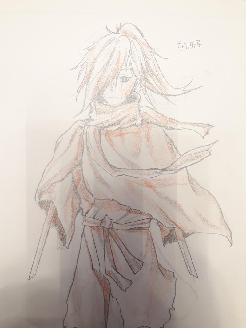 올린다 손그림