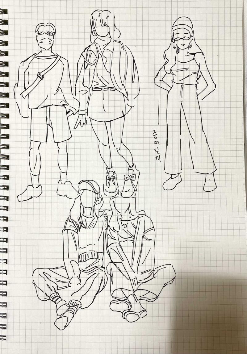 히히 동물은 첨인데 귀엽다구해서 고마워 오늘 월급날이여서 신나게 노느냐 까먹을뻔했다 급하게 그려서 어제보다 심한듯